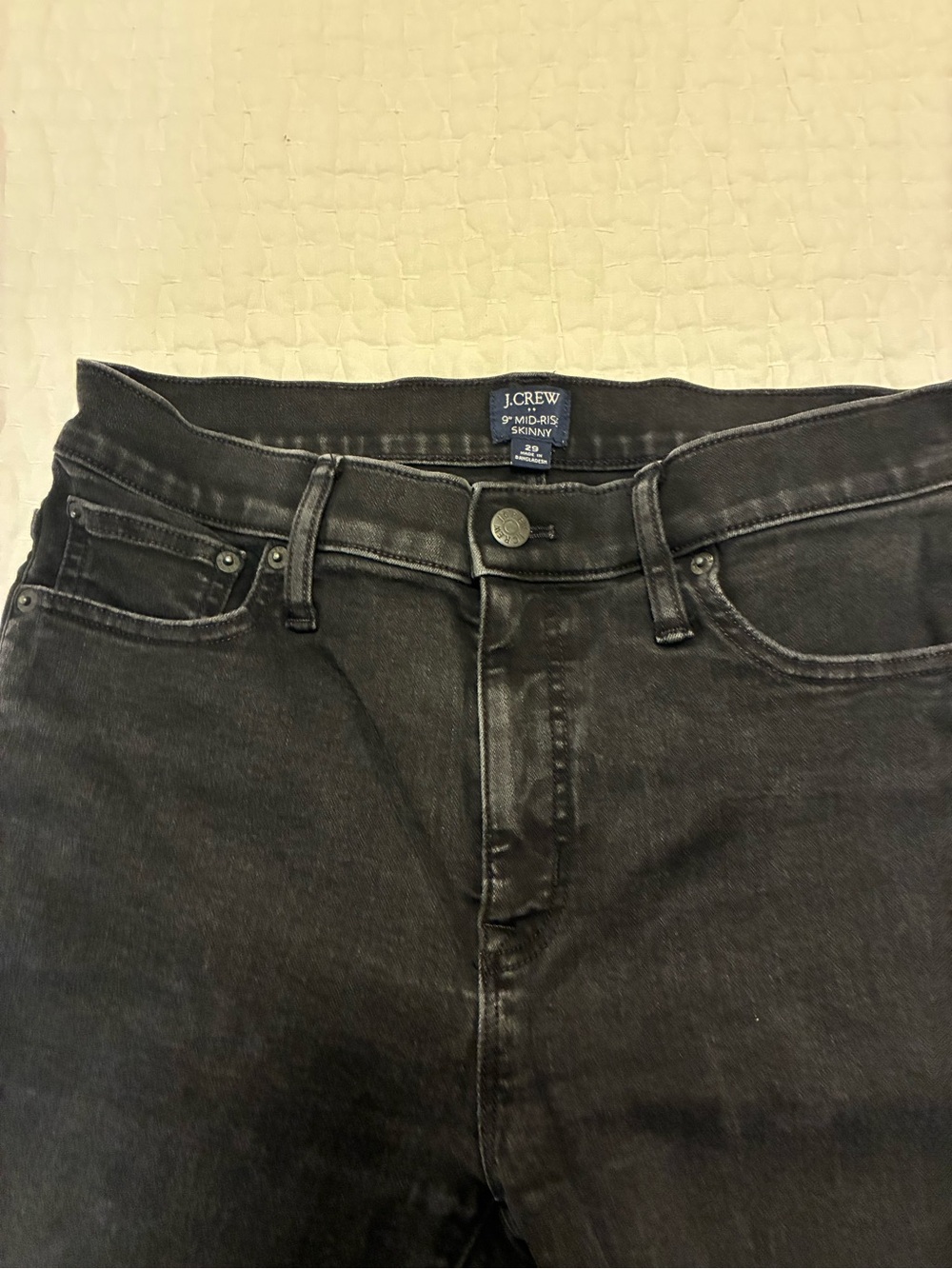 J. Crew Factory Women’s Skinny Jeans in Washed Black